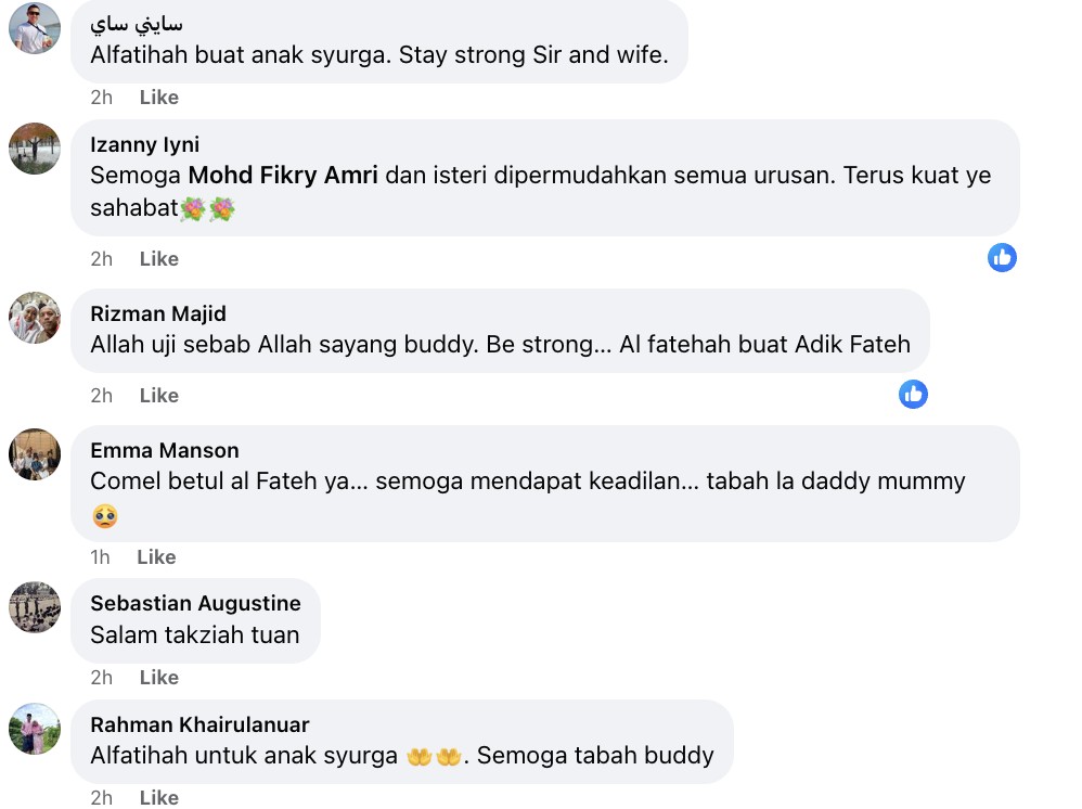 Luah bapa bayi 8 bulan